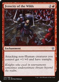 Ferocity of the Wilds | Throne of Eldraine | Uncommon | Foil | #123