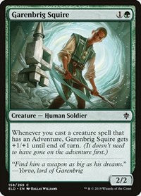 Garenbrig Squire | Throne of Eldraine | Common | Normal | #158