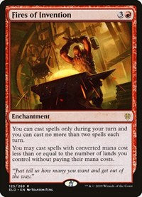 Fires of Invention | Throne of Eldraine | Rare | Foil | #125