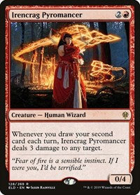 Irencrag Pyromancer | Throne of Eldraine | Rare | Normal | #128