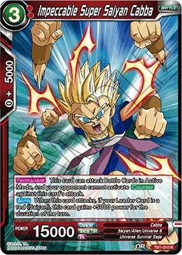 Impeccable Super Saiyan Cabba (Shatterfoil) TB1-010 Rare