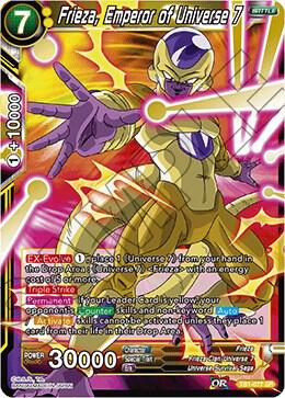 Frieza, Emperor of Universe 7 (Shatterfoil) TB1-077 Super Rare