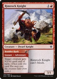 Rimrock Knight | Throne of Eldraine | Common | Normal | #137