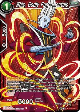 Whis, Godly Fundamentals EX07-03 Expansion Rare