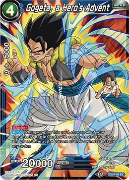 Gogeta, a Hero's Advent EX07-04 Expansion Rare