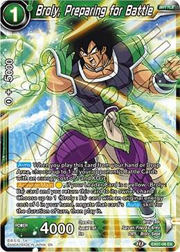 Broly, Preparing for Battle EX07-06 Expansion Rare