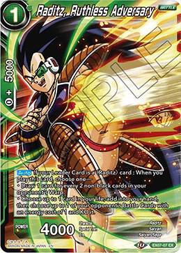 Raditz, Ruthless Adversary EX07-07 Expansion Rare