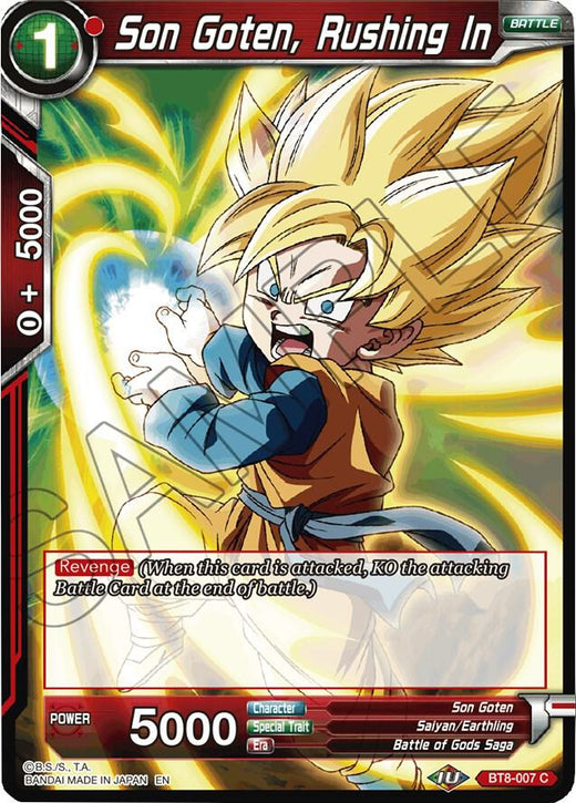 Son Goten, Rushing In BT8-007 Common