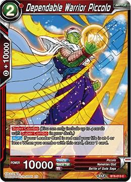 Dependable Warrior Piccolo BT8-013 Common