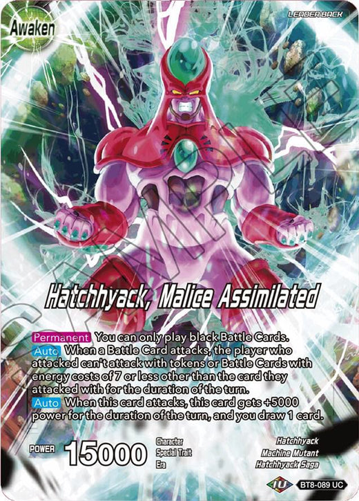 Dr.Lychee & Hatchhyack // Hatchhyack, Malice Assimilated BT8-089 Uncommon