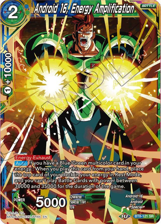 Android 16, Energy Amplification BT8-121 Super Rare