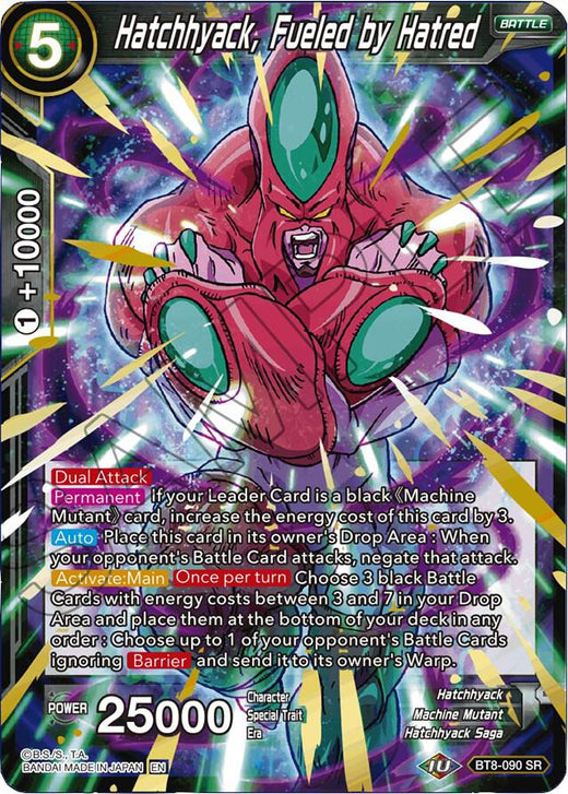 Hatchhyack, Fueled by Hatred BT8-090 Super Rare
