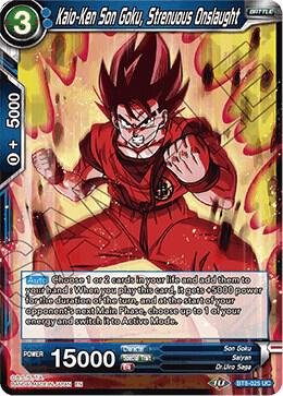 Kaio-Ken Son Goku, Strenuous Onslaught BT8-025 Uncommon