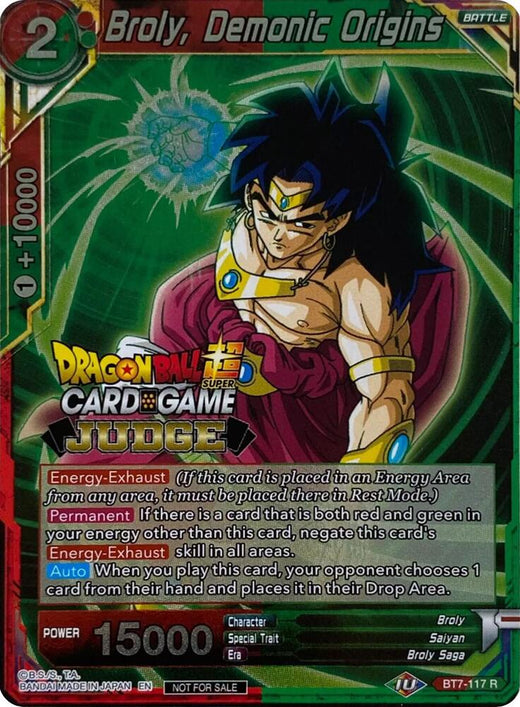 Broly, Demonic Origins BT7-117 Promo
