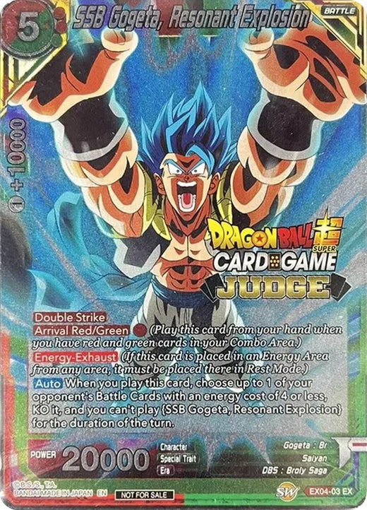 SSB Gogeta, Resonant Explosion EX04-03 Promo
