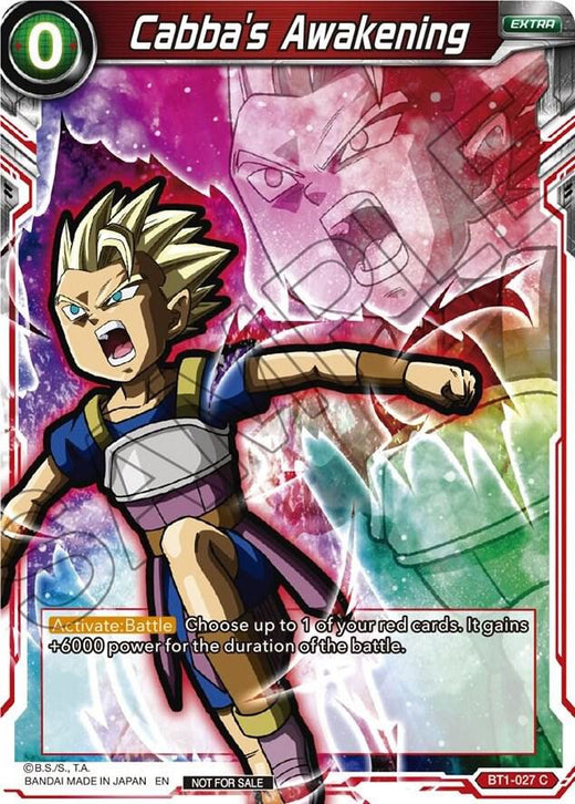 Cabba's Awakening (Event Pack 05) BT1-027 Promo