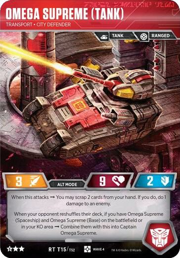 Omega Supreme (Tanque) - Transpo T15 Raro