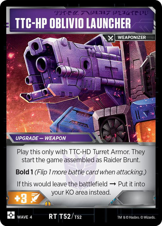 Lanzador TTC-HP Oblivio (Raide T52 Raro