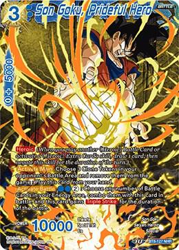 Son Goku, Prideful Hero BT8-127 Noble Hero Rare