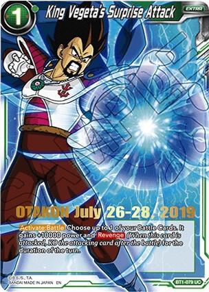 King Vegeta's Surprise Attack (OTAKON 2019) BT1-079 Uncommon