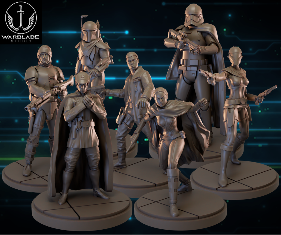 Warblade Studios Star Wars Shatterpoint Proxies | 40mm Miniature | 2023.04