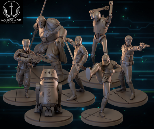 Warblade Studios Star Wars Shatterpoint Proxies | 40mm Miniature | 2023.05