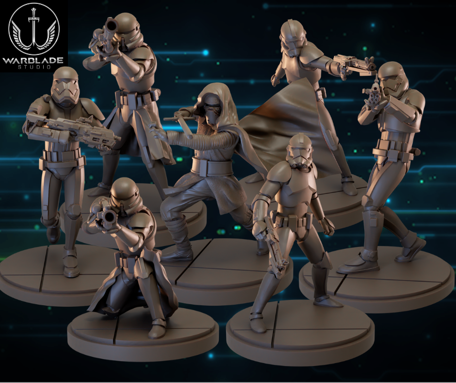 Warblade Studios Star Wars Shatterpoint Proxies | 40mm Miniature | 2023.06