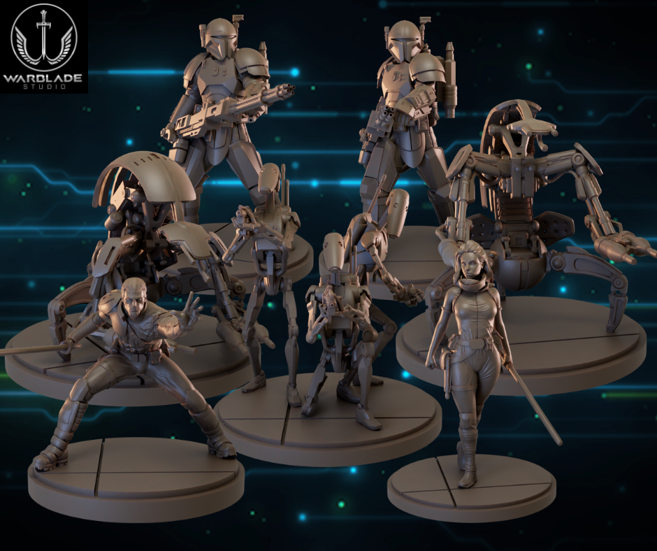 Warblade Studios Star Wars Shatterpoint Proxies | 40mm Miniature | 2023.08