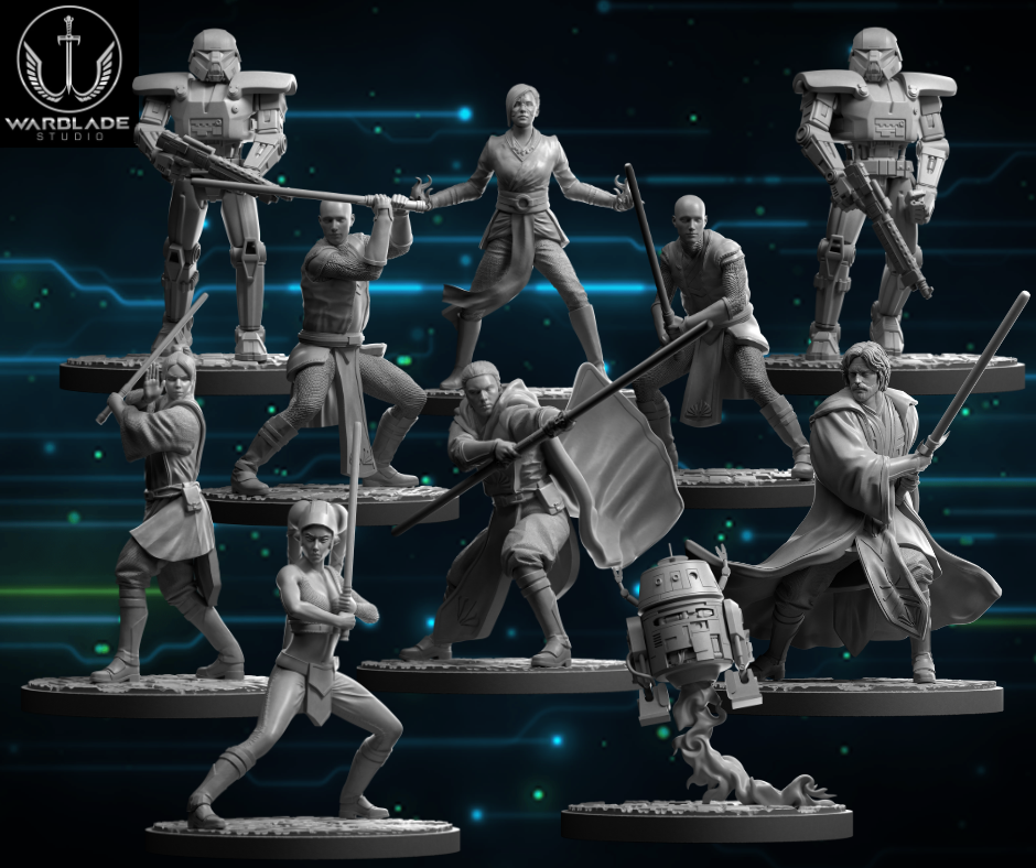 Warblade Studios Star Wars Shatterpoint Proxies | 40mm Miniature | 2024.06