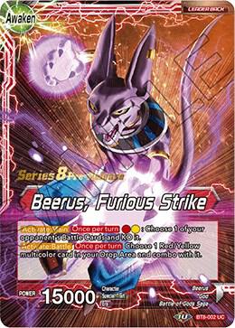 Beerus // Beerus, Furious Strike BT8-002_PR Uncommon