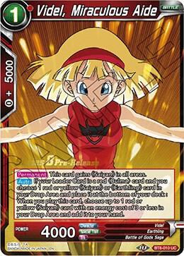 Videl, Miraculous Aide BT8-010_PR Uncommon