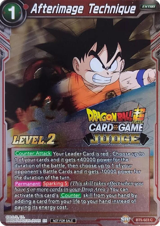Afterimage Technique (Level 2) BT5-023 Promo