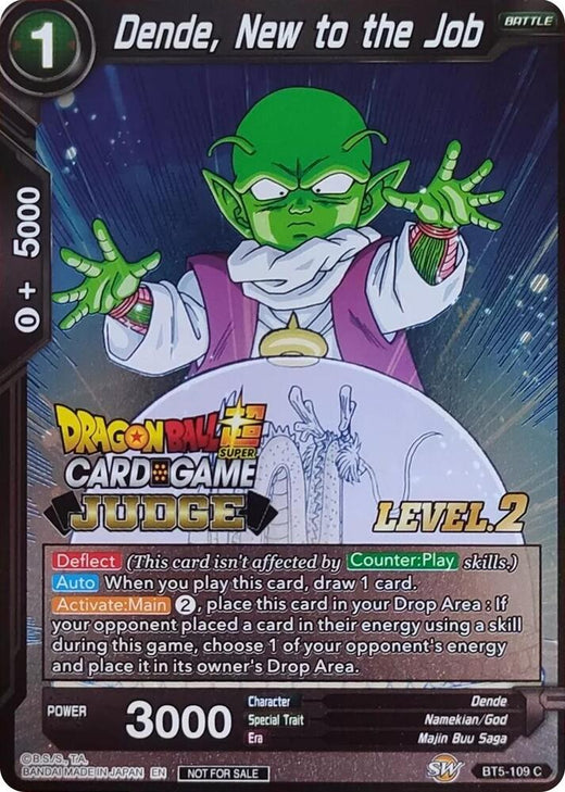Dende, New to the Job (Level 2) BT5-109 Promo