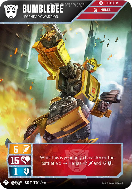 Bumblebee - Guerrero Legendario T01 Súper Rara