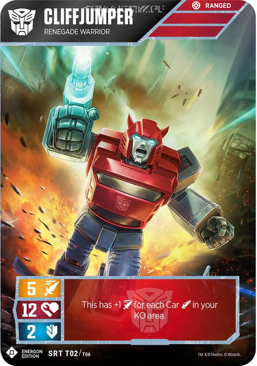 Cliffjumper - Guerrero Renegado T02 Súper Raro