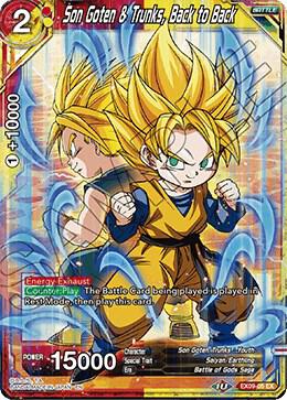 Son Goten & Trunks, Back to Back EX09-05 Expansion Rare