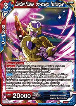Golden Frieza, Sovereign Technique BT9-106 Rare