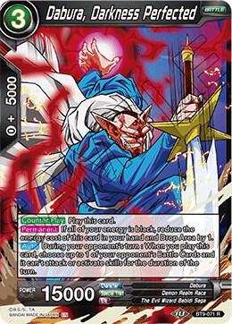 Dabura, Darkness Perfected BT9-071 Rare