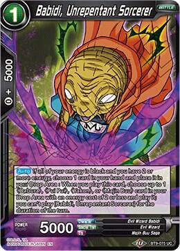 Babidi, Unrepentant Sorcerer BT9-075 Uncommon