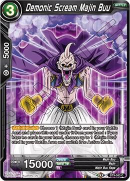 Demonic Scream Majin Buu BT9-083 Common