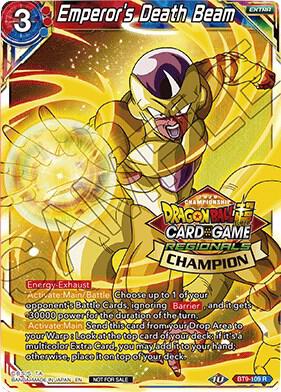 Emperor's Death Beam (Regional Championship 2020) BT9-109 Promo