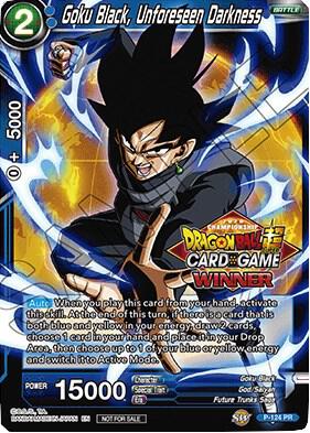 Goku Black, Unforeseen Darkness (Regional Championship 2020) P-124 Promo