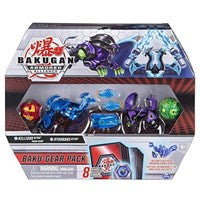 Bakugan Baku-Gear 4-Pack - Nillious Ultra and Hydorous Ultra with Baku-Gear