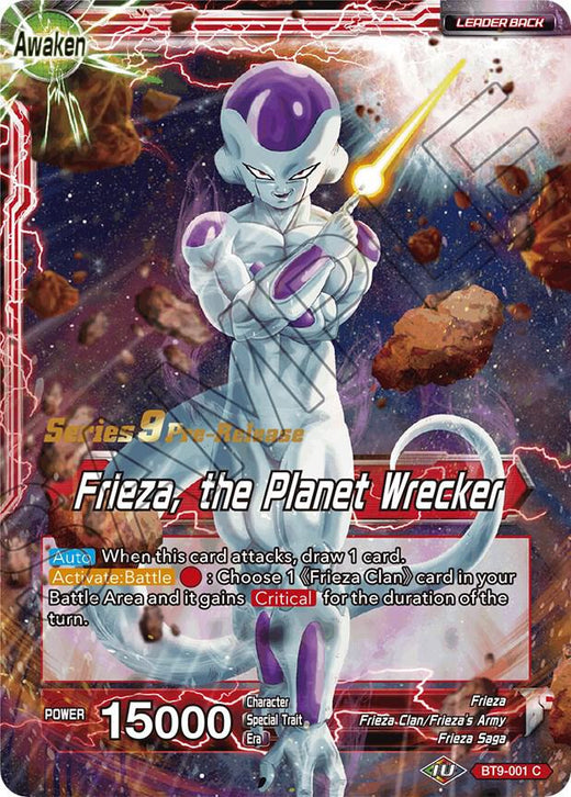 Frieza // Frieza, the Planet Wrecker BT9-001 Common