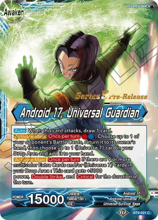 Android 17 // Android 17, Universal Guardian BT9-021 Common