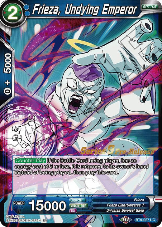 Frieza, Undying Emperor BT9-027 Uncommon