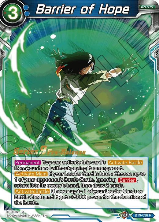 Barrier of Hope BT9-036 Rare
