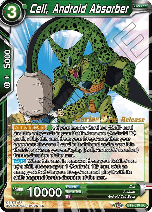Cell, Android Absorber BT9-039 Uncommon