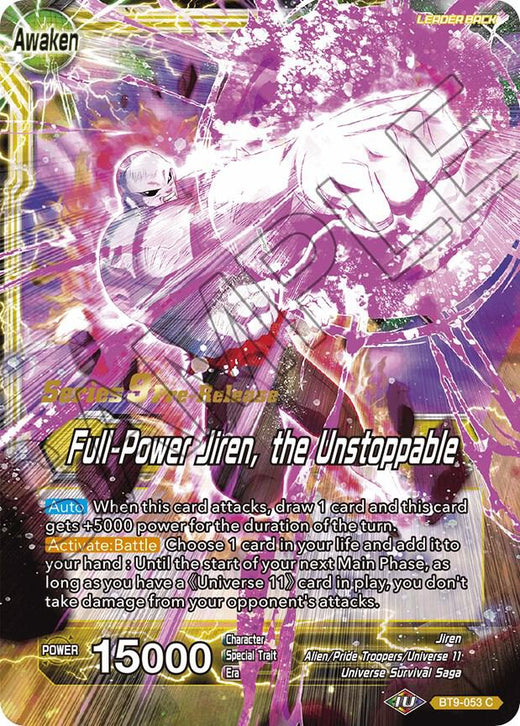 Jiren // Full-Power Jiren, the Unstoppable BT9-053 Common