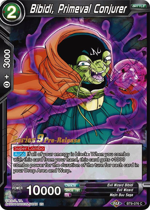 Bibidi, Primeval Conjurer BT9-076 Common
